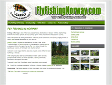 Tablet Screenshot of flyfishingnorway.com
